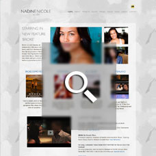 Nadine Nicole - Actor websites by Mixform