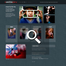 Pavlina Perry - Photographer websites by Mixform